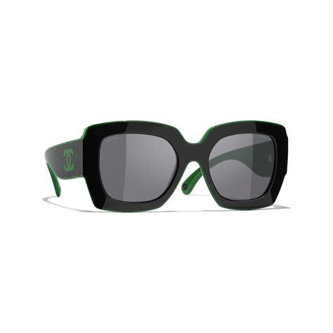 Sunglasses: Square Sunglasses, nylon Black & White — Fashion .